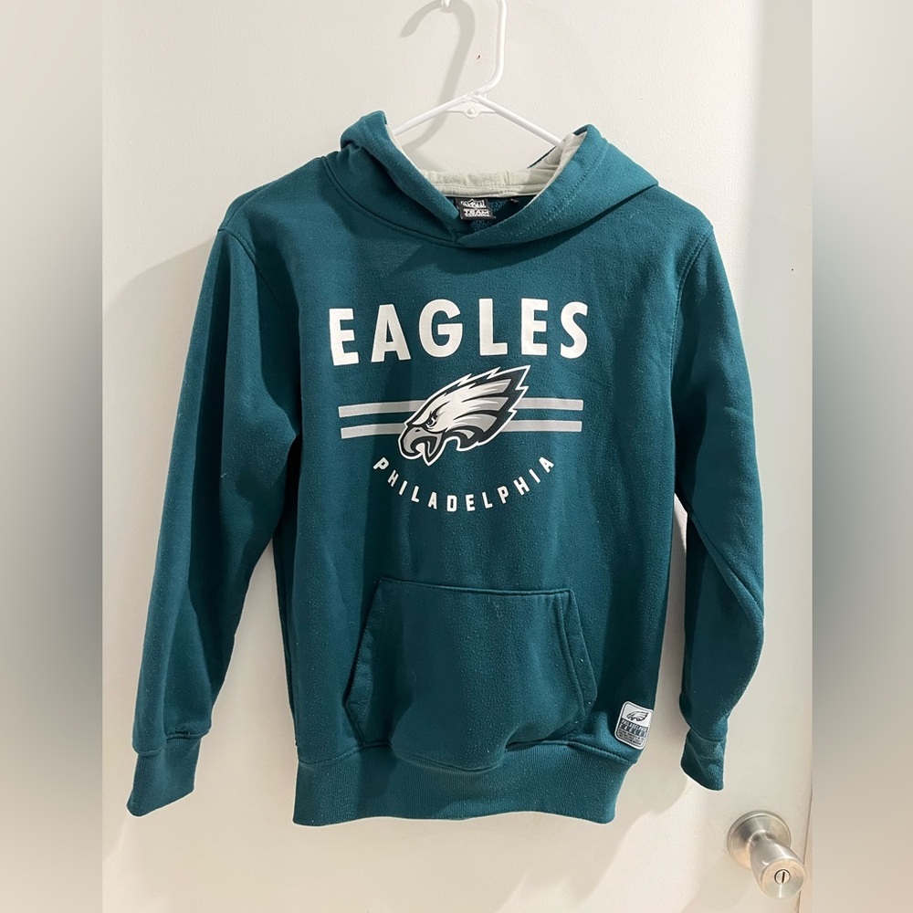 NFL Youth Eagles Pullover Hoodie, size 14-16